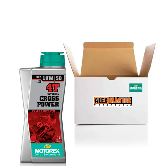 ACEITE CROSS POWER 4T 10W/50 1LT PACK 10 UNIDADES