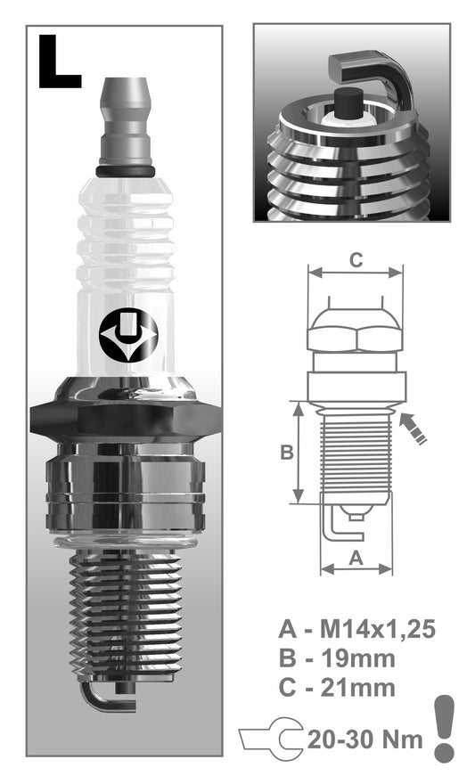 BUJIA BRISK LR14C SUPER 1485