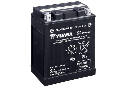 BATERIA YUASA  YTX14AH-BS