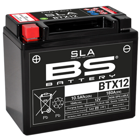 BATERIA YTX12 BS BATTERY