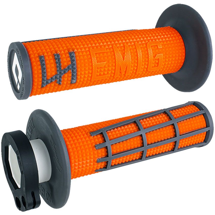 PUÑOS ODI MX V2LOCK ON 2.0 GRIP ORANGE