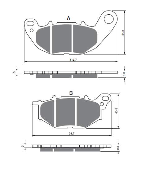 Pastillas de freno Goldfren AD-369