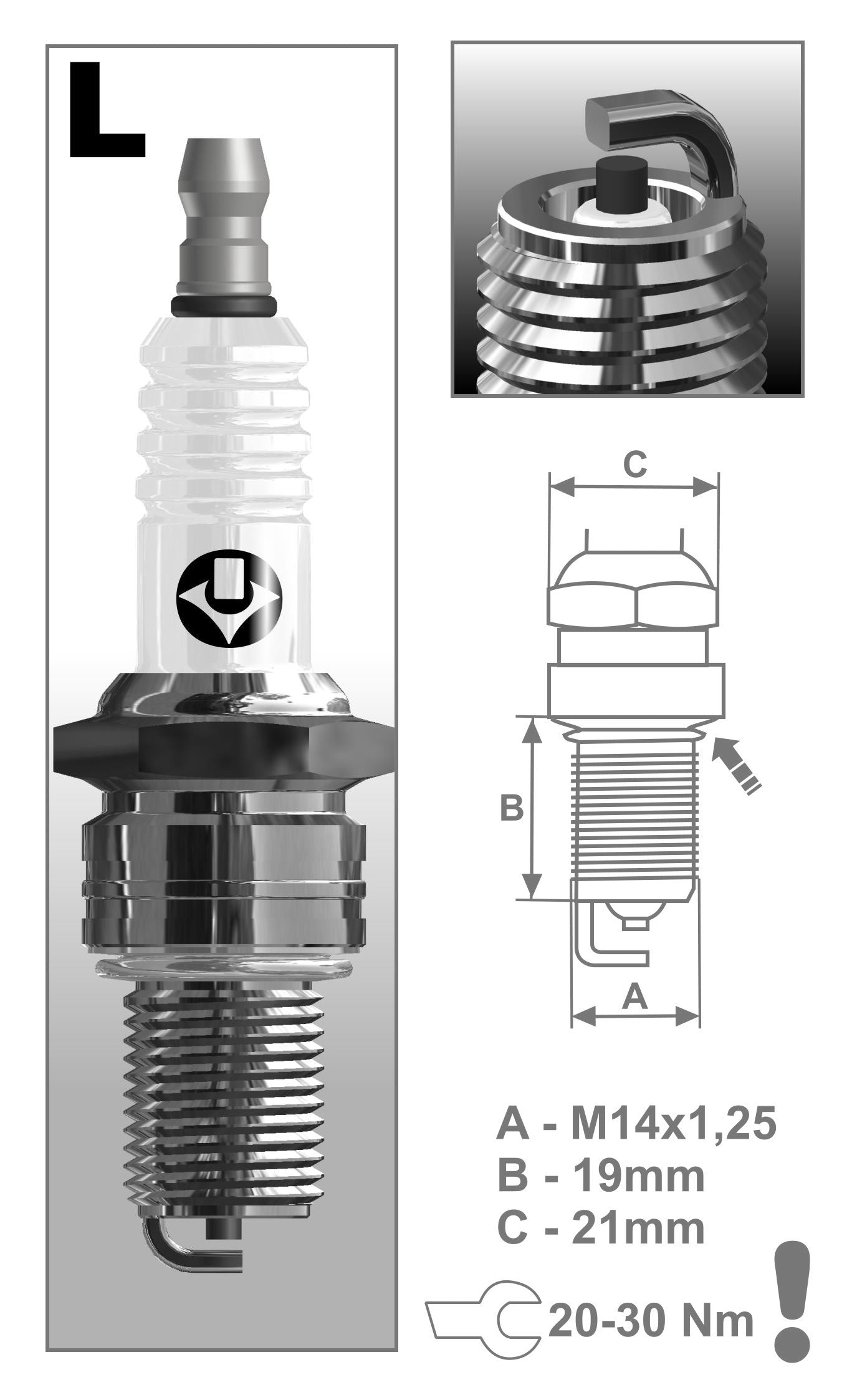 BUJIA BRISK LR14C SUPER 1485