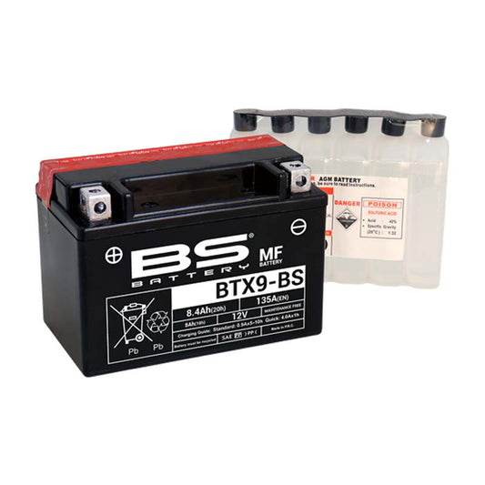 BATERIA BTX9-BS ACIDO PACK
