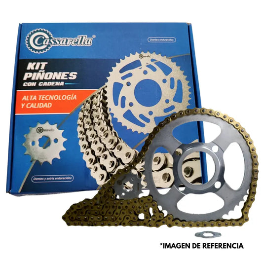 KIT DE TRANSMISION YZF R3 / MT03 DORADA ORING CASSARELLA